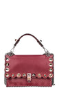 FENDI Kan I Medium Bag Burgundy Rovelle Bags