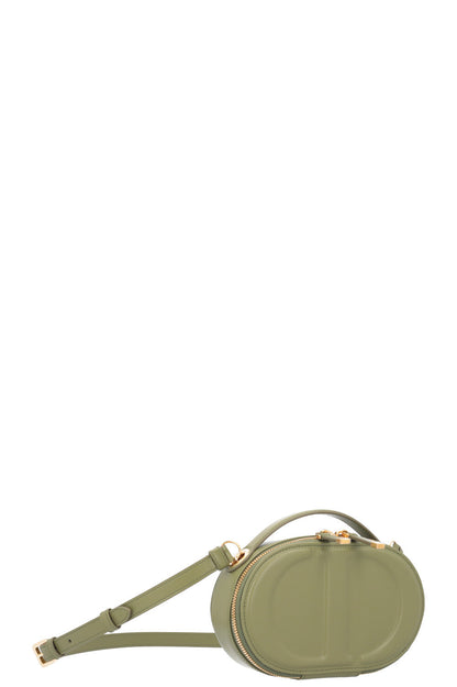 Christian Dior Cd Signature Oval Camera Bag Leather Olive Rovelle Bags
