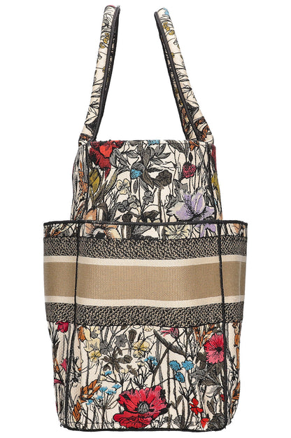 Dior Book Tote Canvas Tote Bag Rovelle Bags