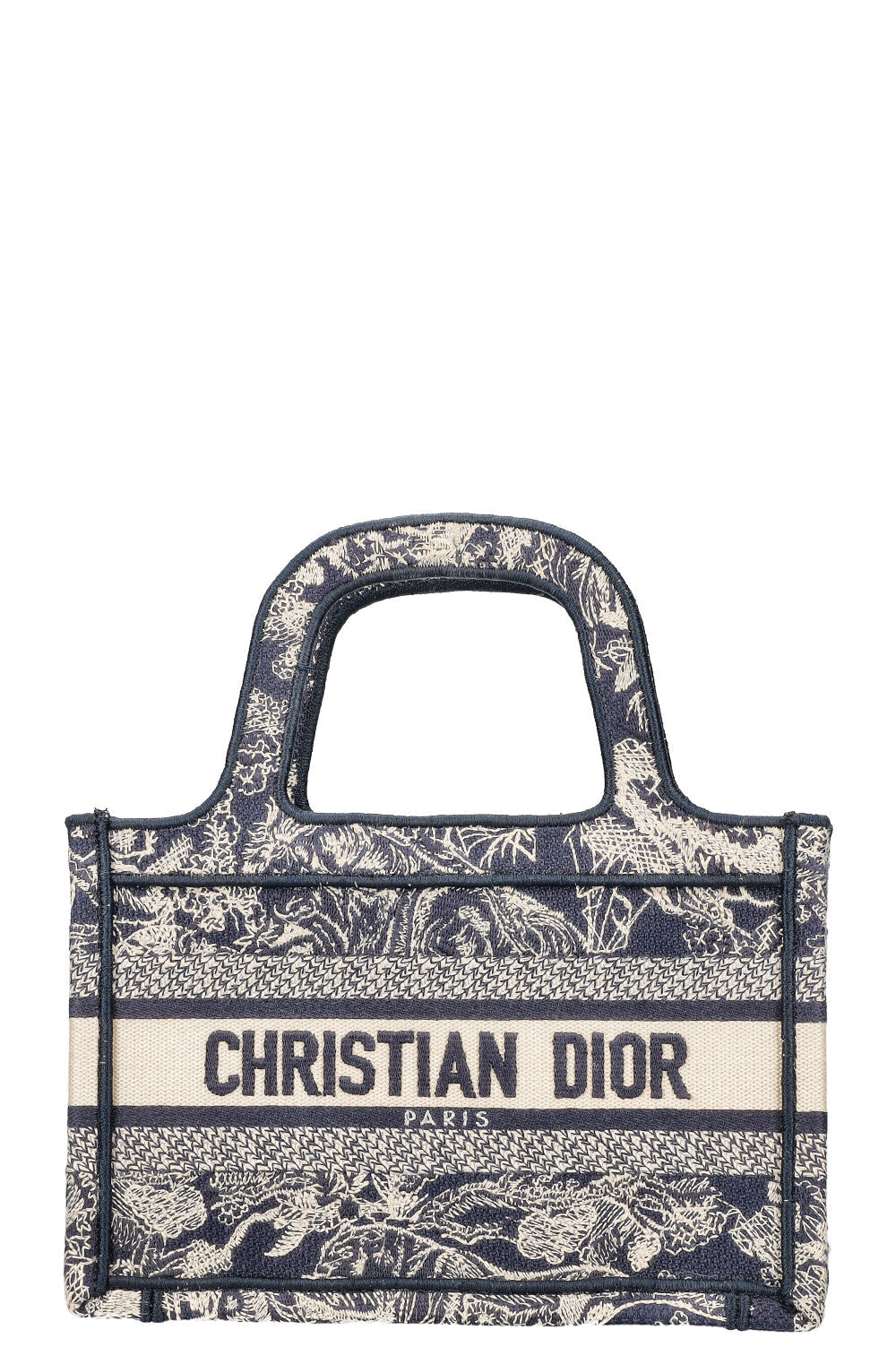 Dior Book Tote Mini Canvas Tote Bag Rovelle Bags