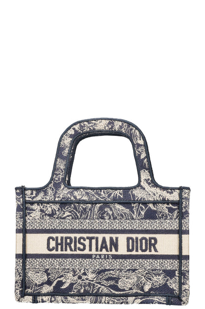 Dior Book Tote Mini Canvas Tote Bag Rovelle Bags