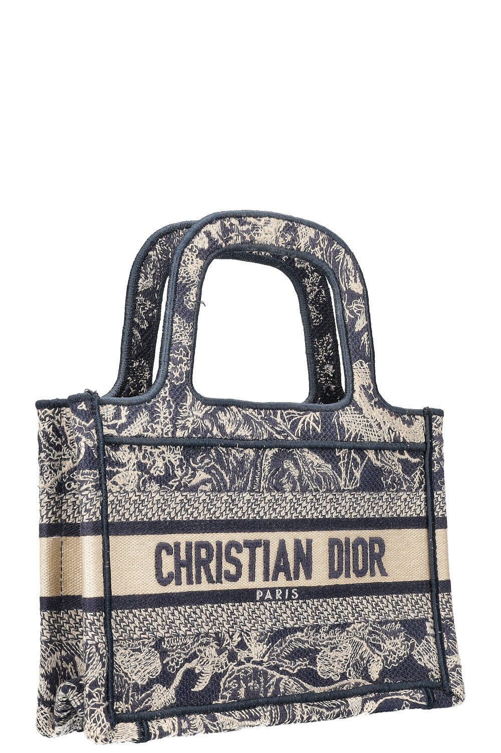 Dior Book Tote Mini Canvas Tote Bag Rovelle Bags