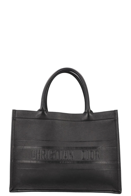 Christian Dior Book Tote Medium Black Rovelle Bags