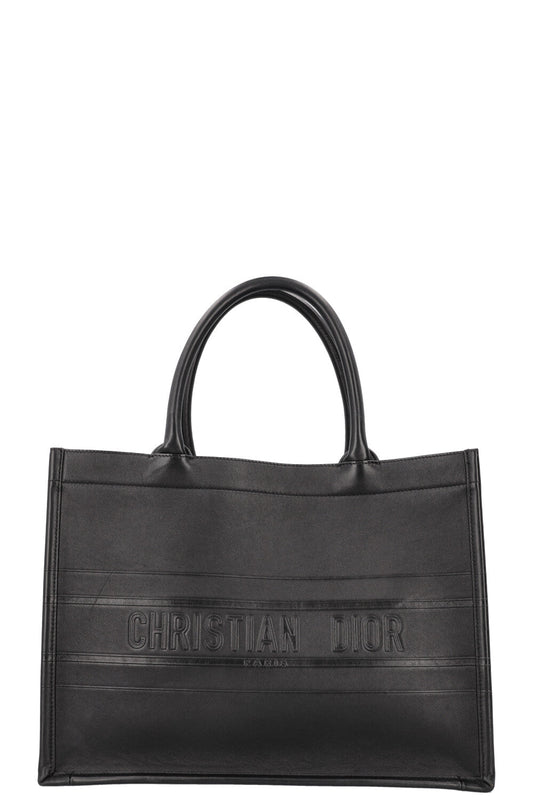 Christian Dior Book Tote Medium Black Rovelle Bags