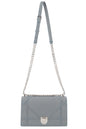 Christian Dior Diorama Crossbody Bag Grained Calfskin Blue Rovelle Bags