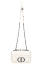 Christian Dior Small Caro Quilted Crossbody Bag White Rovelle Bags