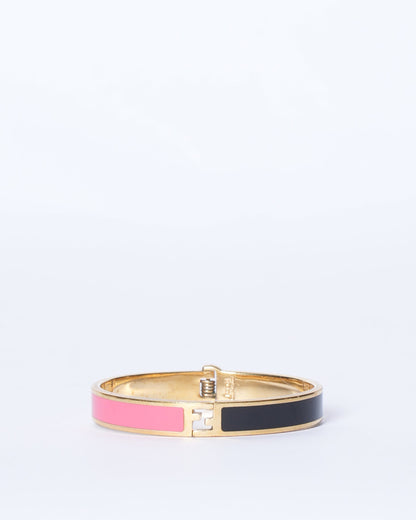 Fendi Pink & Black Bracelet Rovelle Bags