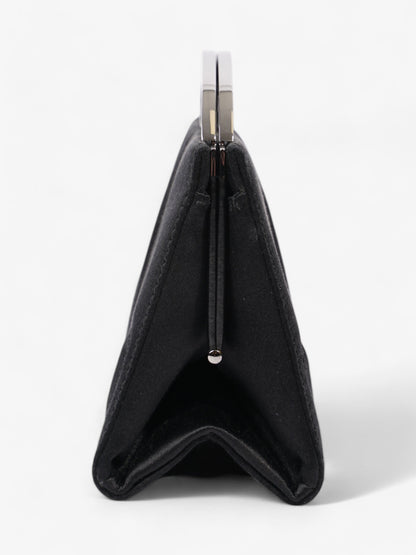 Chanel Luxury Satin Black Clutch Rovelle Bags