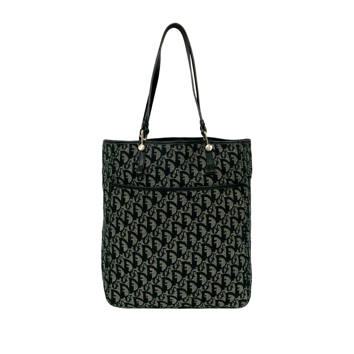 Dior Diorissimo Canvas Black Tote Bag Rovelle Bags