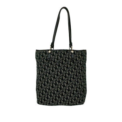Dior Diorissimo Canvas Black Tote Bag Rovelle Bags