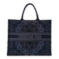 Christian Dior Canvas Embroidered Large Kaleidioroscopic Book Tote Blue Rovelle Bags