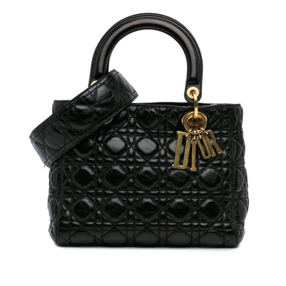 Dior Lady Dior Quilted Leather Handbag Rovelle Bags