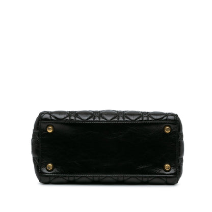 Dior Lady Dior Quilted Leather Handbag Rovelle Bags