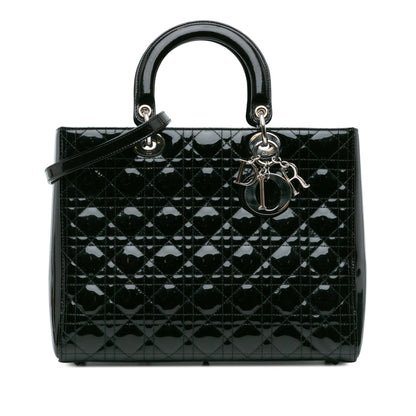 Dior Lady Dior Quilted Leather Handbag Rovelle Bags
