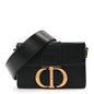 Christian Dior Smooth Calfskin 30 Montaigne Box Bag Black Rovelle Bags