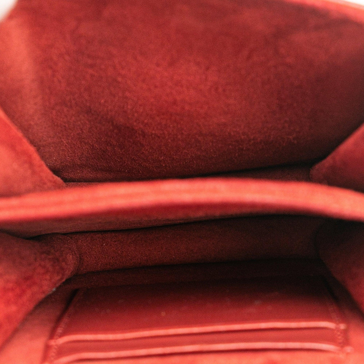 Red Dior Studded Lambskin Vertical Diorama Crossbody Rovelle Bags