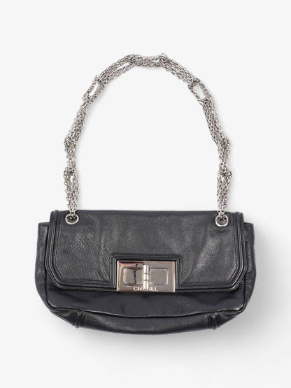 Chanel Mademoiselle Lock Flap Black Leather Rovelle Bags