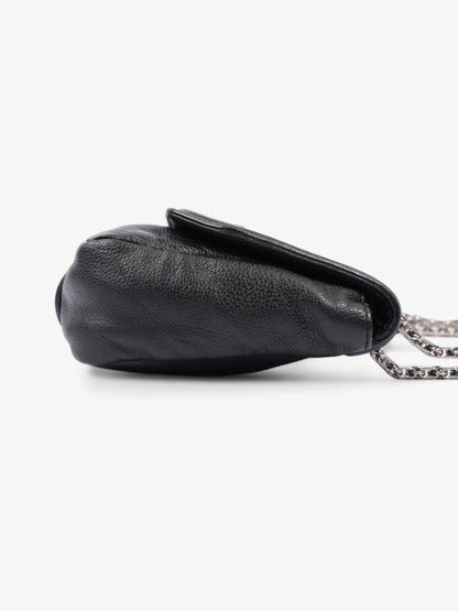 Chanel Mademoiselle Lock Flap Black Leather Rovelle Bags