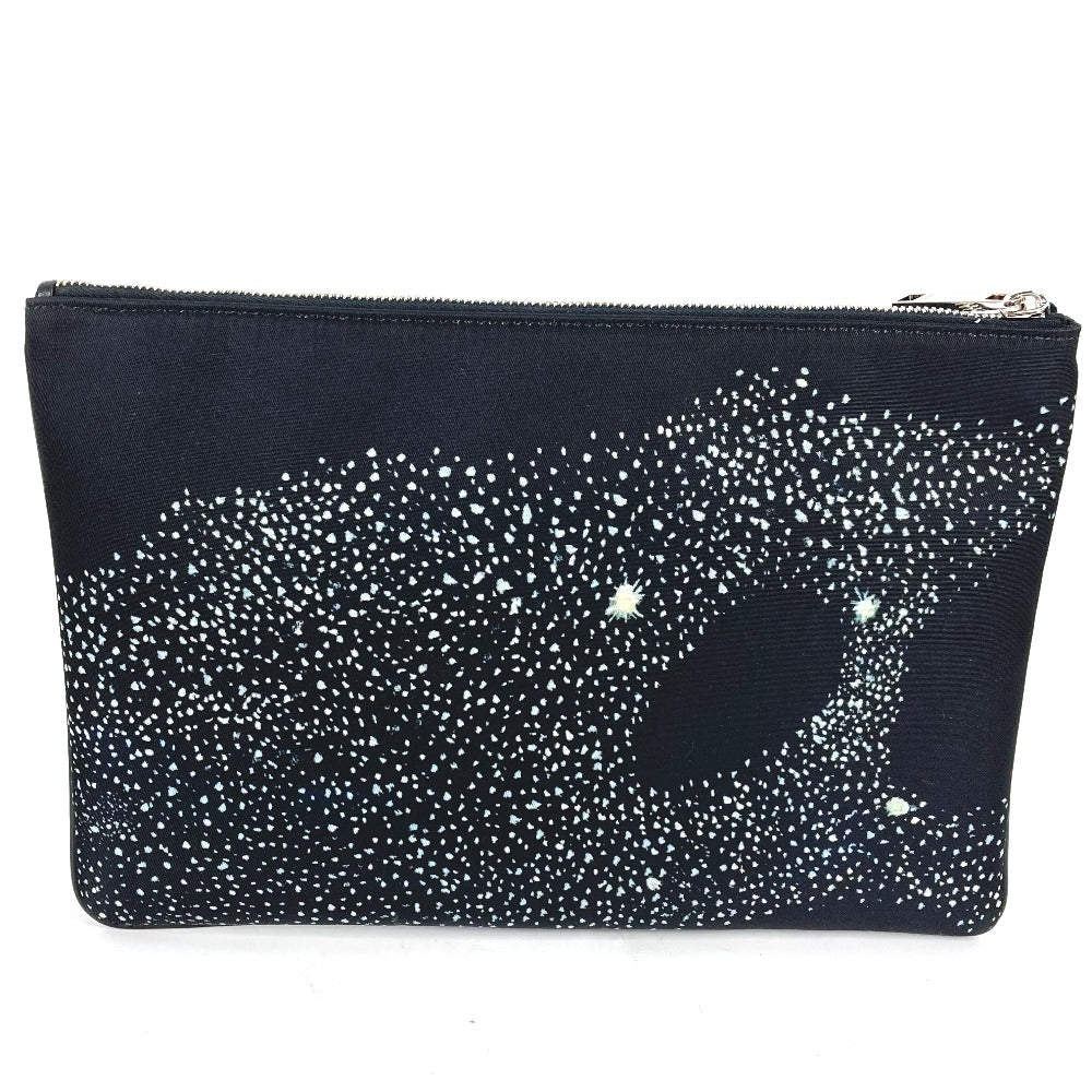 Dior Clutch bag Nylon black Pouch Kenny Scharf collaboration mens Rovelle Bags