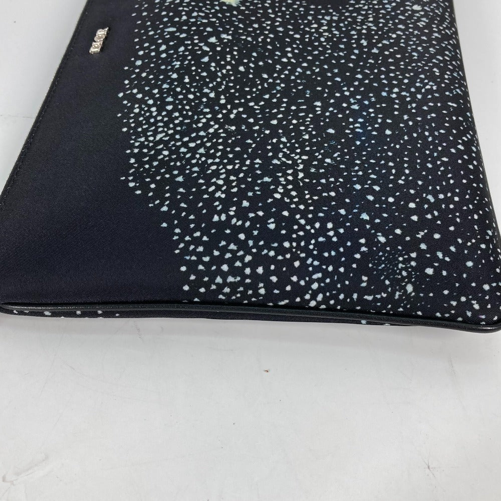 Dior Clutch bag Nylon black Pouch Kenny Scharf collaboration mens Rovelle Bags