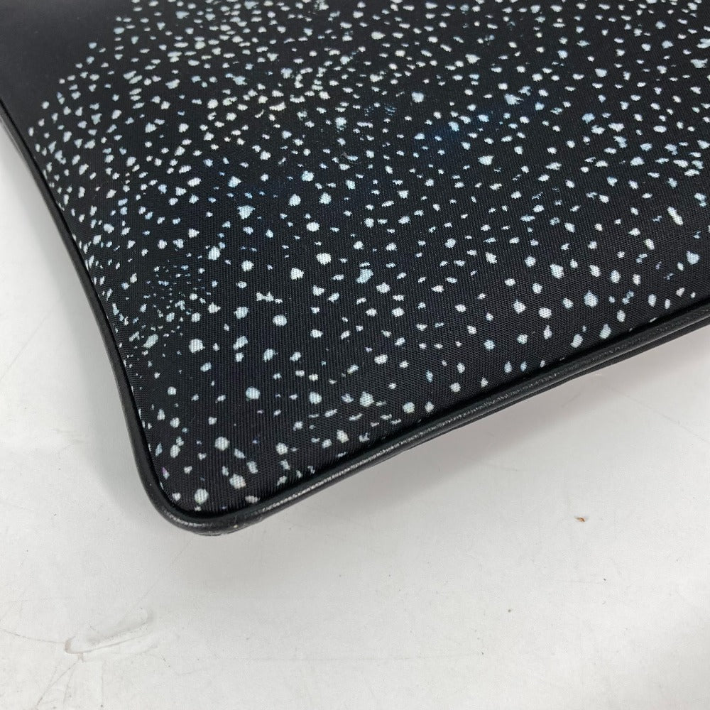 Dior Clutch bag Nylon black Pouch Kenny Scharf collaboration mens Rovelle Bags