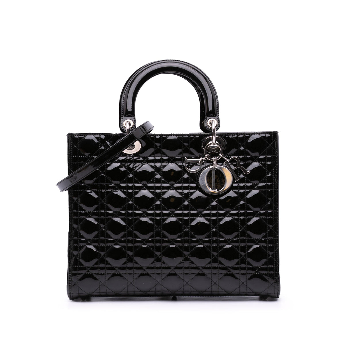 Dior Lady Dior Cannage Black Handbag Style 8 Rovelle Bags