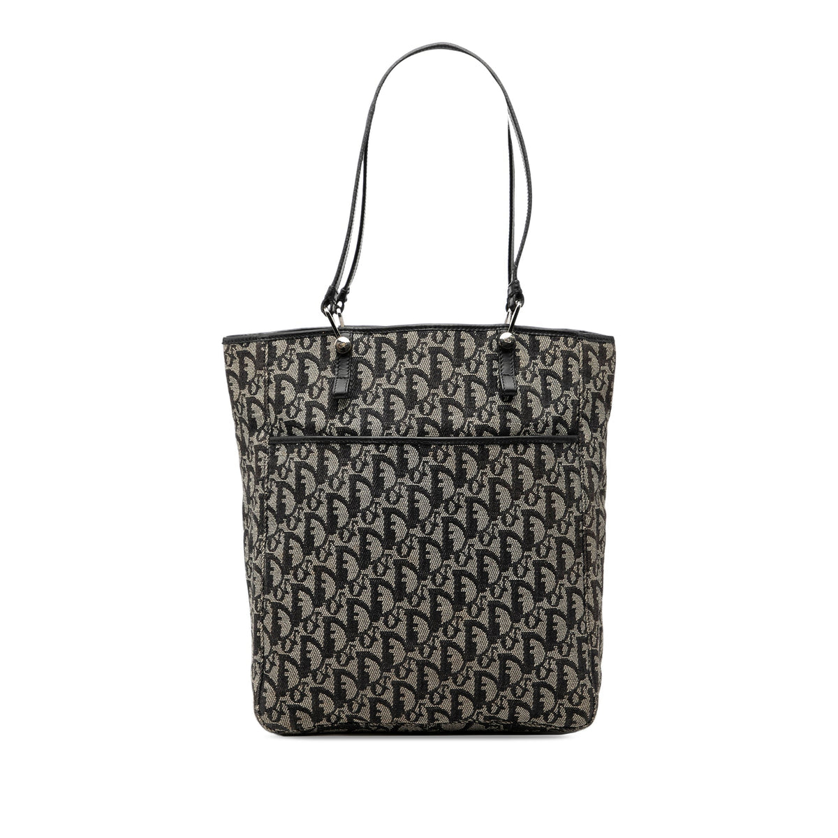 Black Dior Oblique Canvas Tote Rovelle Bags