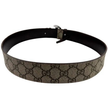 GUCCI GG Supreme Brown Belt Size 32" LHQ992