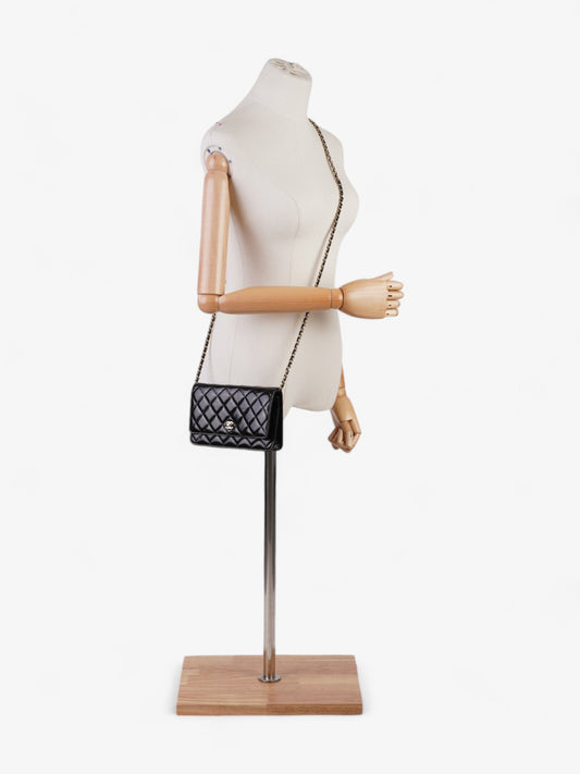 Chanel O Mini Bag Black Lambskin Leather Rovelle Bags