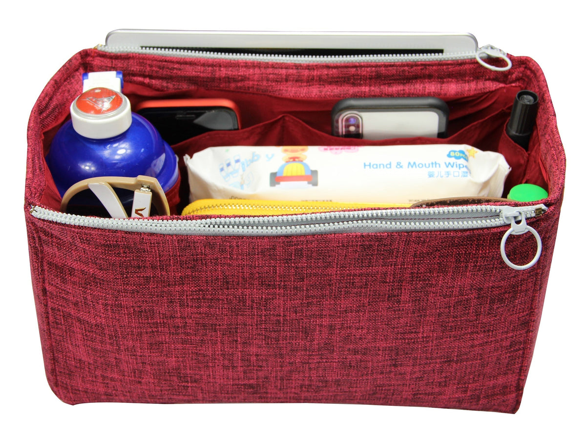 [Fendi Peekaboo X-Lite Medium] Waterproof Linen Bag Organizer - Customized Purse Insert, Tote Liner Protector, Handbag Organiser (Type D) Rovelle Bags