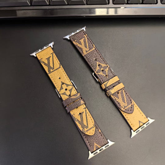 Monogram Leather Louis Vuitton Apple Watch Bands Shop
