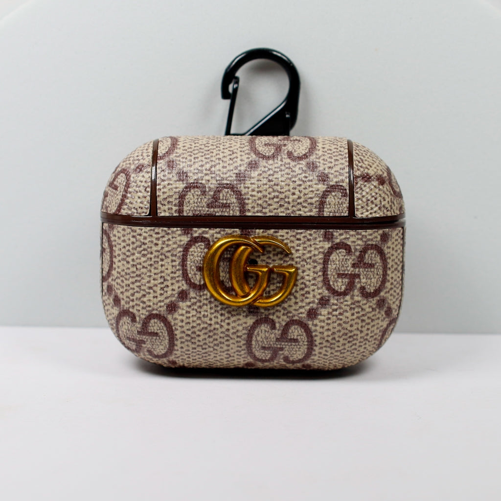 Designer AirPods 23Pro Case Beige GG Shop