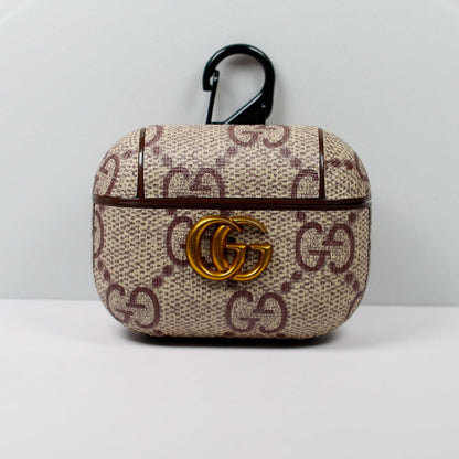 Designer AirPods 23Pro Case Beige GG Shop
