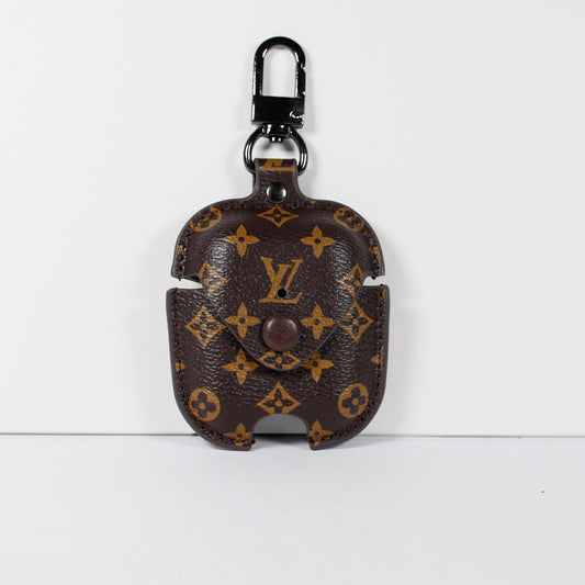 Classic Luxury LV Leather AirPods Case Shop