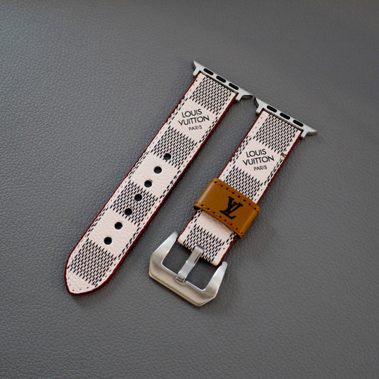White Designer Apple Watch Band&nbsp; Shop
