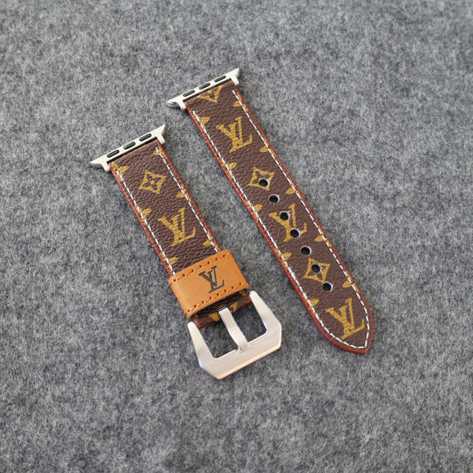 LV Apple Watch Band Brown Small Monogram Shop