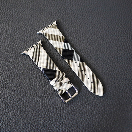 Burberry Design Watch Band Leather for Apple Watch Shop