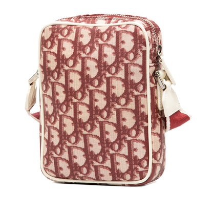 Red Dior Oblique Trotter Coated Canvas No 2 Crossbody Rovelle Bags