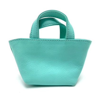 Dior Handbag leather Turquoise Blue x Gold Metal CD logo Micro bag Women Rovelle Bags