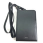 Christian Dior Shoulder Bag leather black pochette bag crossbody Phone case mens Rovelle Bags