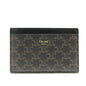 CELINE Card Case 10B702BQ4.38NO PVC / Leather black Triomphe mens