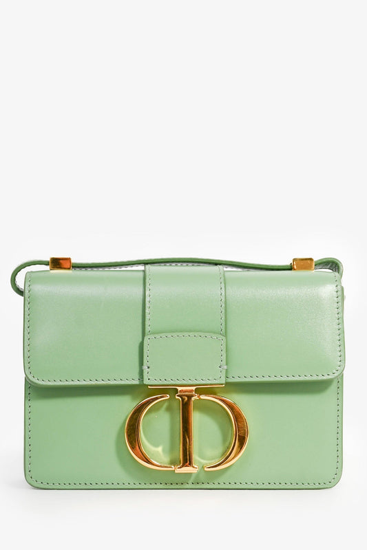 Christian Dior 2020 Green 'Sac 30 Montaigne Mini' Crossbody Rovelle Bags