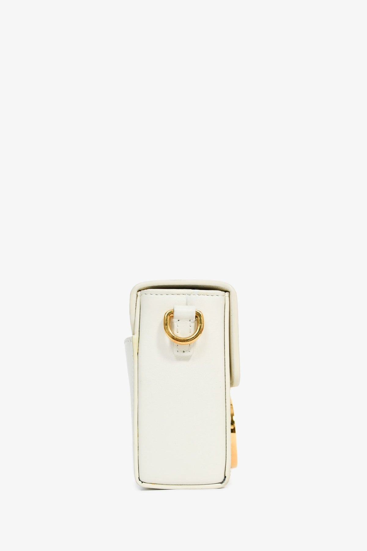 Christian Dior White Leather 'Sac 30 Montaigne Mini' Crossbody Rovelle Bags