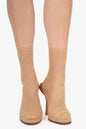 Burberry Tan Mesh 110mm Ankle Boots Size 39
