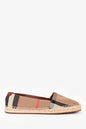 Burberry Nova Check Canvas Espadrilles Size 38