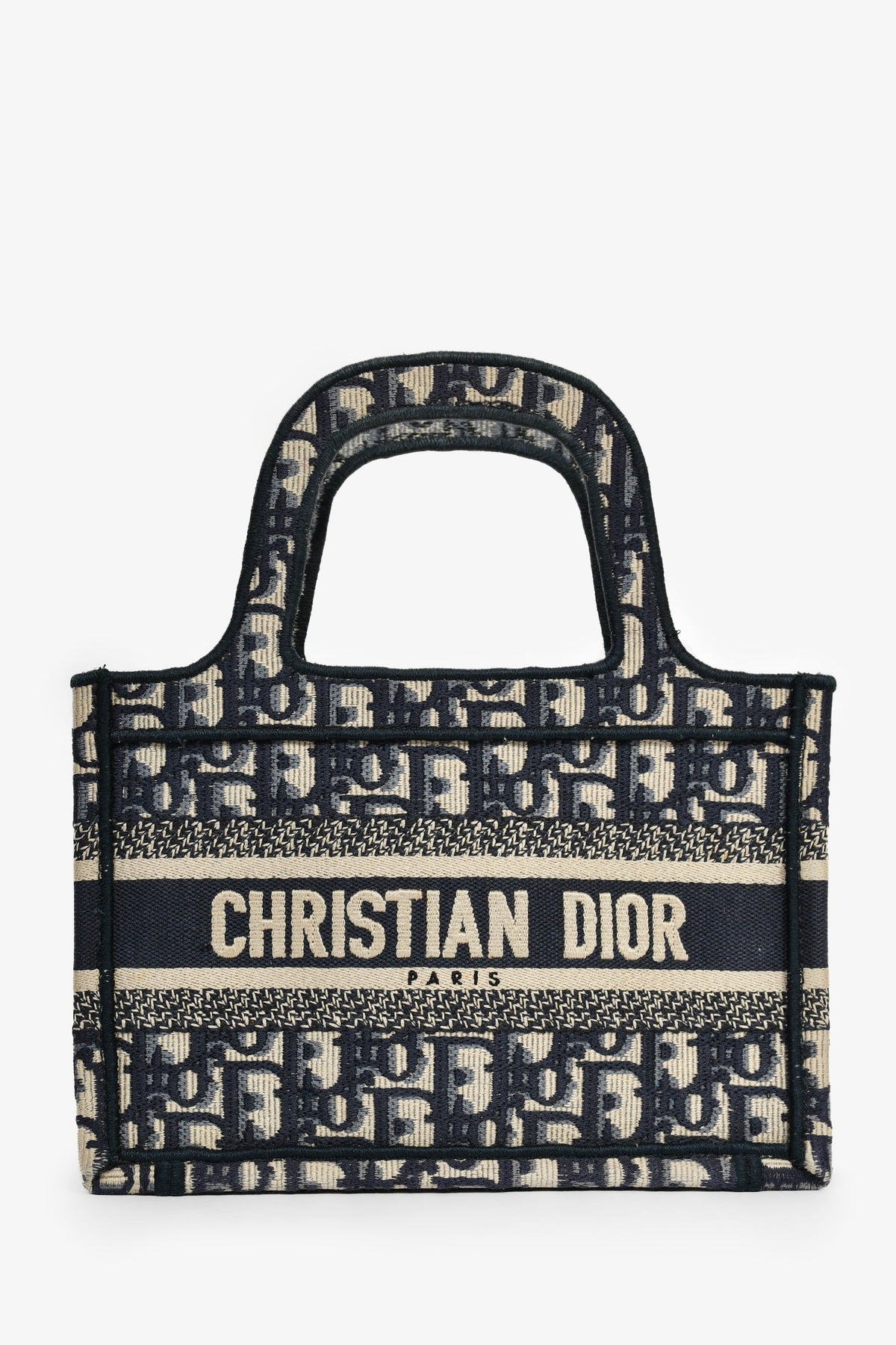Dior Book Tote Oblique Navy Tote Bag Rovelle Bags