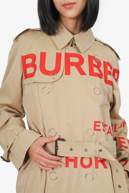 Burberry “Kingdom” S/S ‘19 Runway Trench Coat Size 46