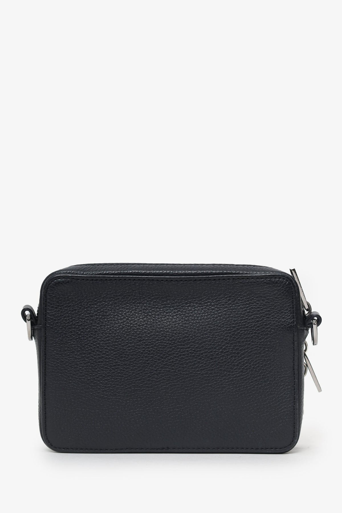 Christian Dior 2019 Black Grained Calfskin Double Zip Crossbody Rovelle Bags