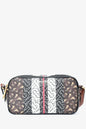 Burberry Brown Leather TB Monogram Camera Crossbody Bag