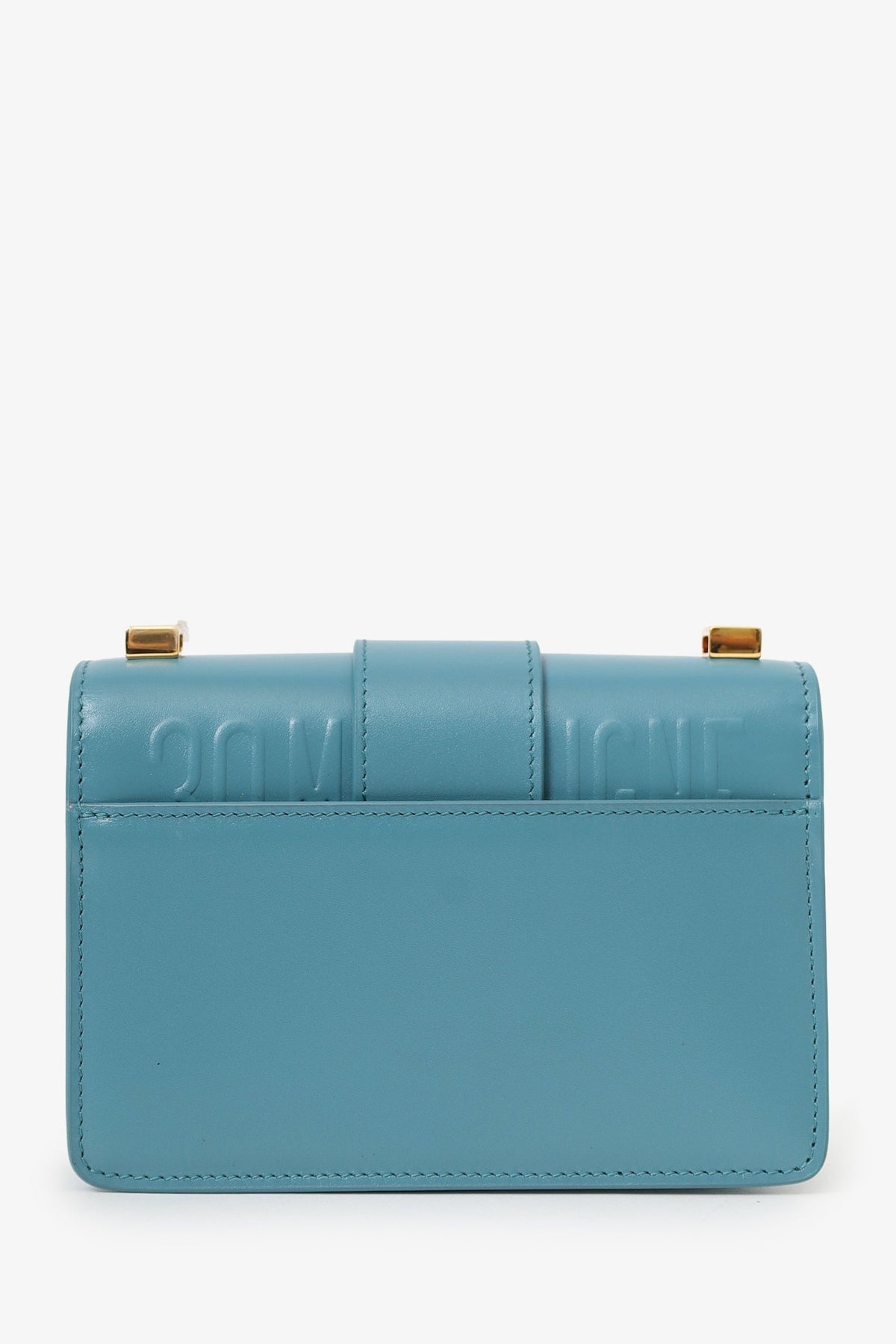 Christian Dior Blue Leather Montagine Micro Crossbody Rovelle Bags